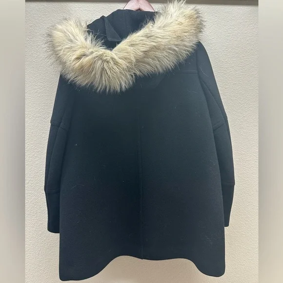 J. Crew Chateau Wool Parka Stadium Cloth Nello Gori Wool Blend Coat - Picture 6 of 9